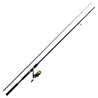 KULIA SHORE JIGING SET【2ピースショアジギングロッドとPEライン付スピニングリールのセット】(962M)